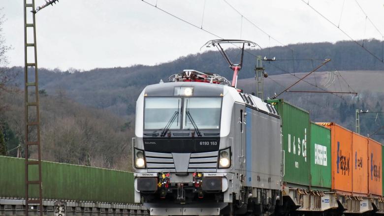 Ein Güterzug