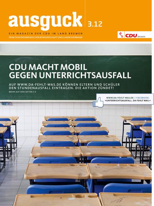 3.12 Ausguck Magazin der CDU im Land Bremen